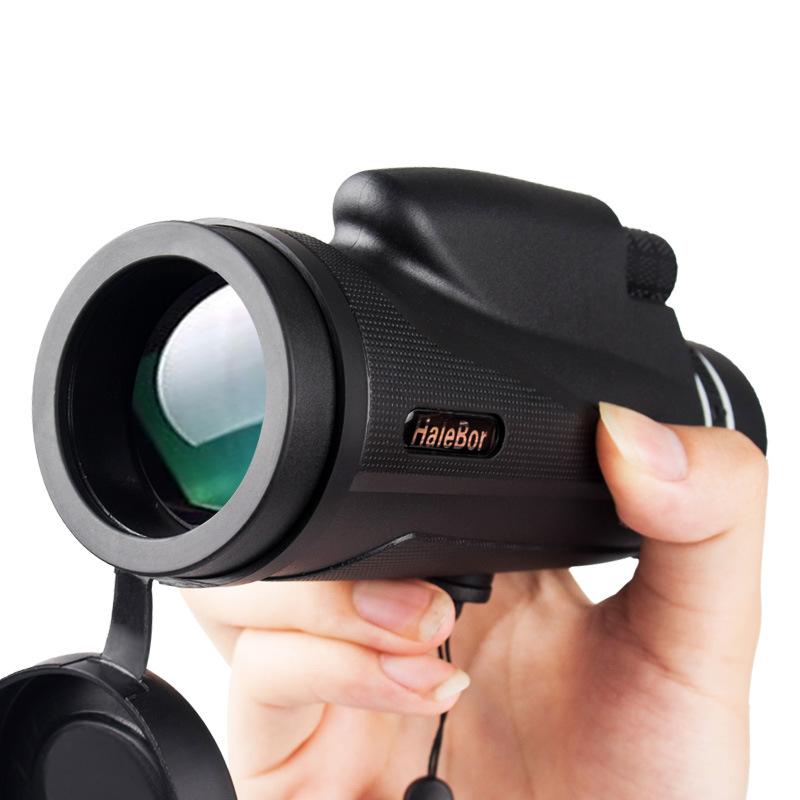 Портативные монокуляры для улицы, трансграничная прямая трансляция 12X50, популярный рыболовный телескоп, высокое увеличение, ночное видение высокой четкости при слабом освещении
