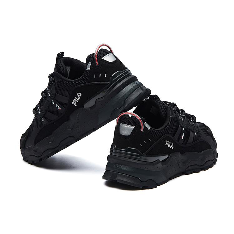 FILA Trek Firefly Shoe Breathable Low top Casual Shoes Women's Black (Unisex) Casual Shoes F12W134155FBK
