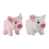 Yousheng Electric Плюшевая игрушка Свинья с реалистичным звуком, подвижным носом, интерактивная ходячая свинья, плюшевая игрушка для малышей, симуляция, мягкая игрушка