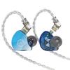 RevoNext RH213BU-C Dual Magnet Driver HiFi In-Ear Headphones with 0.75mm 2Pin-Type-C Connector, Sky Blue, Compatible with iPhone 15