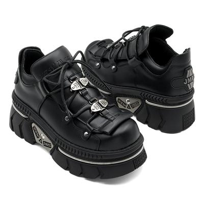 Готические ботинки на платформе женские летние панк ботинки на массивном каблуке темная эстетика шнуровка ботильоны