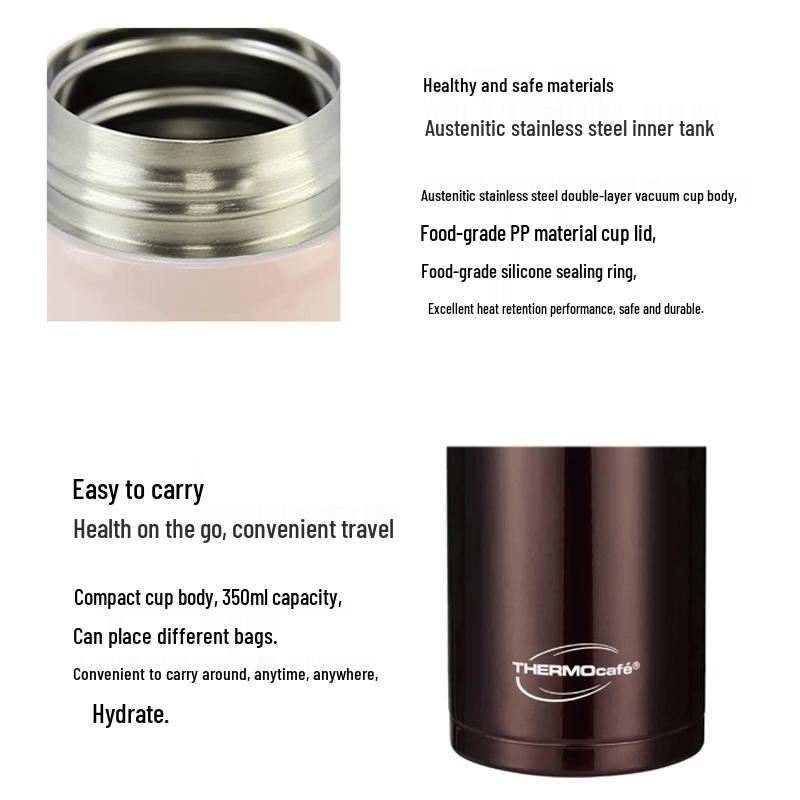 Thermos Caffy Series 350ml Stainless Steel Vacuum Insulated Mug