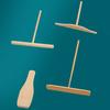 1/1 Set Crepe Spreader Heat-resistant Burr-free Non-stick Time-saving Scratch Resistant Bamboo Dragonfly Egg Pie Scraper Home Supply