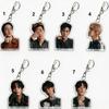 Брелок в уличном стиле BTS, Ключница с фото в крутой кожаной куртке Bangtan Boys, Подвеска на сумку для фанатов K-pop ARMY, Подвеска на сумку