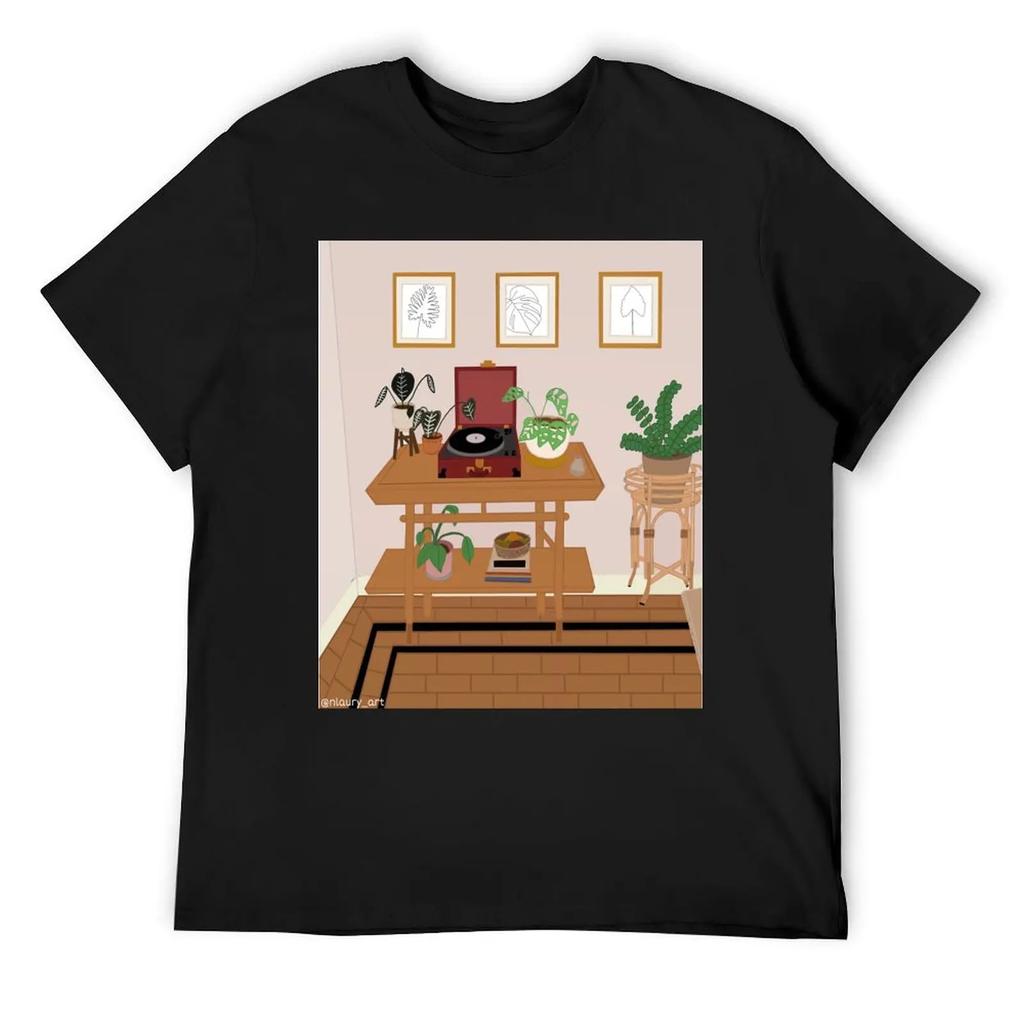 Plants And Vinyl T-Shirt Anime T Shirts Boys Animal Print Mens Clothes