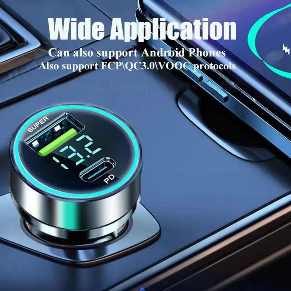 Fast Charging Car Phone Charger PD 20W Type C Adapter in Car For Mobile Phone Car Charger