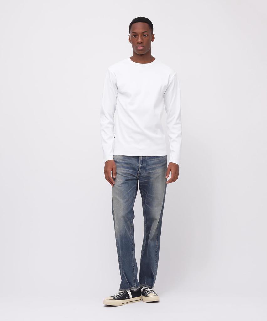 AVIREX DAILY RIB CREWNECK TEE 6153481 men's S white