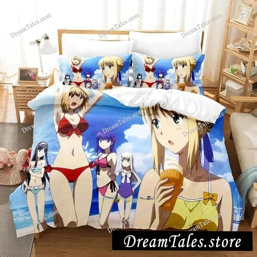 3D Аниме Комплект постельного белья Carnival Phantasm Комплект постельного белья Односпальный Twin Full Queen King Размер Комплект постельного белья Взрослый Детская Спальня Комплекты с пододеяльником