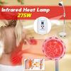 Floor Stand IR Infrared Heating Therapy Lamp Beauty Salon Physiotherapy Light 9 Gears Temperature Folding Design (100-240V)  275W