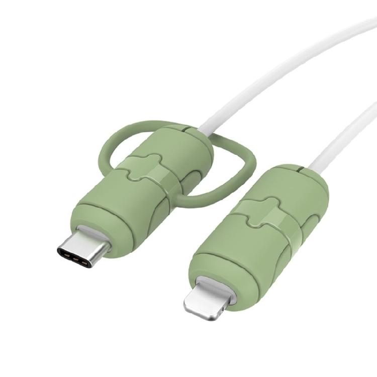 1 шт. Защита для кабеля Мягкий силиконовый чехол для телефона Защита USB-кабеля для зарядки