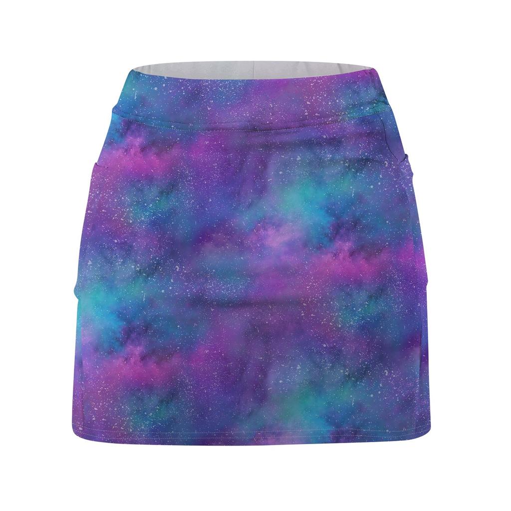 Женская юбка, эластичные брюки-кюлоты для йоги для женщин, спортивные шорты с принтом, легкие узкие однотонные бегуны с высокой талией