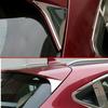 2pcs Chrome Rear Window Spoilers Wing Cover Trim For Honda HR-V HRV 2016-2019