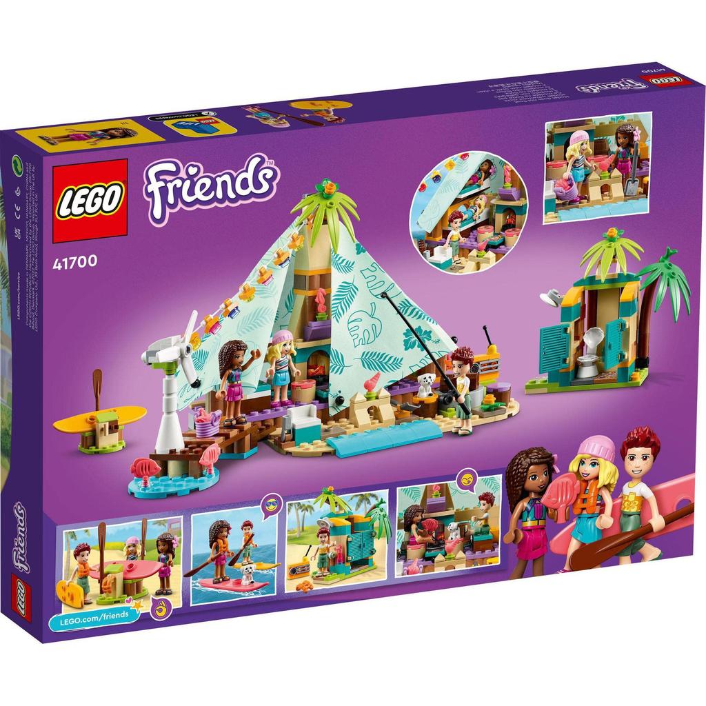 LEGO Friends Beach Glamping 41700 Игрушечный блок Подарочная ролевая игра Кукла Кукла Девочки Возраст 6+