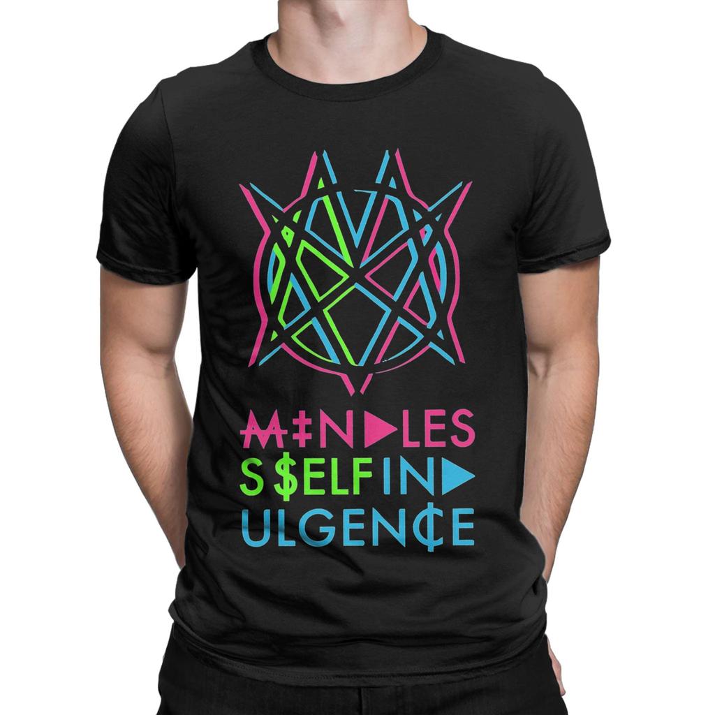 Футболка Mindless Self Indulgence Летняя Хлопковые Футболки Для Мужчин Модный Принт Футболка С Коротким Рукавом Уличная Одежда Футболки