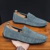 Осень новая обувь Doudou мужская мягкая подошва дышащая на одной педали повседневная ленивая обувь британская деловая для вождения мужская обувь