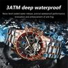 Dual Calendar Men's Fully Automatic Tourbillon Hollow Mechanical Watch Fashionable Waterproof Luminous Moon Phase Dial Men's Business Mechanical Watch