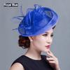 Женский коктейльный чародей, шляпа Синамай с перьями, женские аксессуары для волос, свадебный головной убор, чародейки для свадьбы, церковь Кентукки