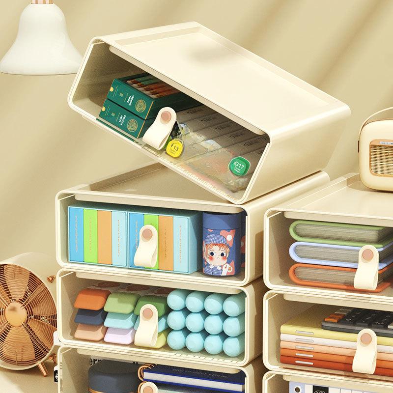 Многослойный настольный ящик для хранения вещей: Креативный, вместительный, многофункциональный ящик для офисных и студенческих канцелярских принадлежностей
