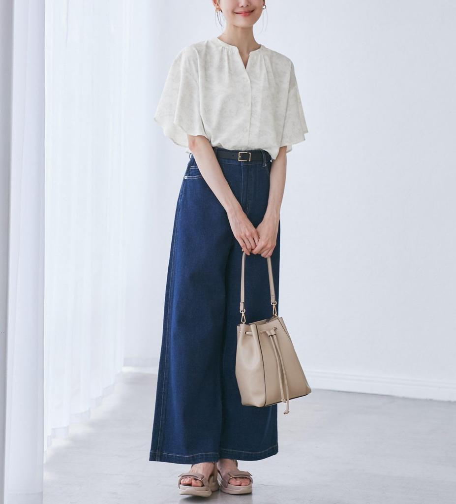 ROPE PICNIC French Skipper Blouse Natural Women's GDH15250, (17)