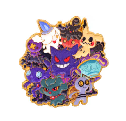 Cute Anime Genie Enamel Pins Cartoon Game Figures Brooch Lapel Pin Badge On Backpack Clothing Accessories Fashion Jewelry Gifts