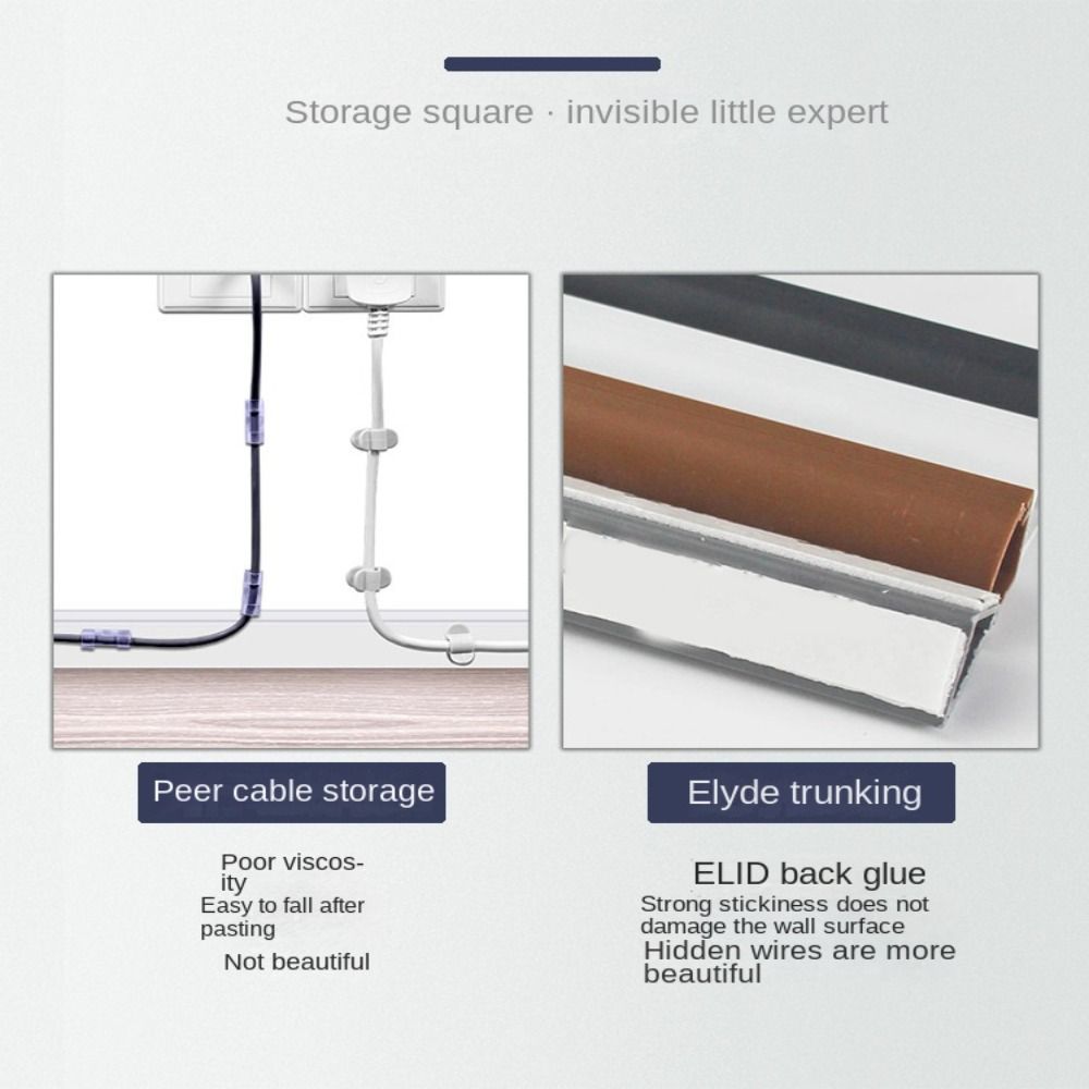 Треугольный слот из ПВХ для напольного шнура, самоклеящаяся защита шнура, удлинительный кабельный канал, гнездо для электрического провода, кабельный органайзер