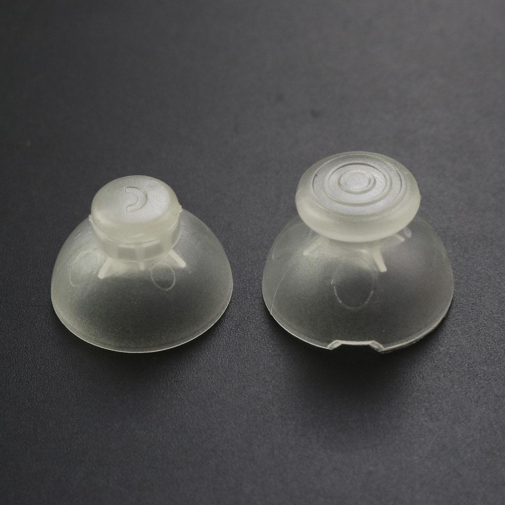 JCD 2pcs Left And Right 3D Analog Joystick Thumb Stick Silicone Cap For GameCube For NGC GC Controller Repair Part Replacement