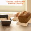 50PCS Food-Grade Loaf Pan Liners Greaseproof Bread Release Paper Heat Resistant Liners  Oven Use