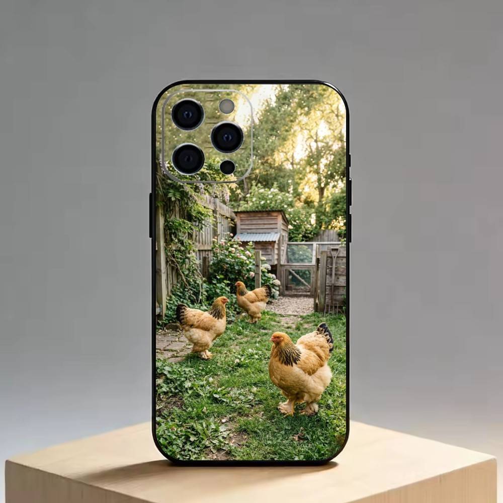 Chicken222 Phone Case Silicone Soft For IPhone 17 16 15 14 13 12 11 X XR Plus Pro Max Plus