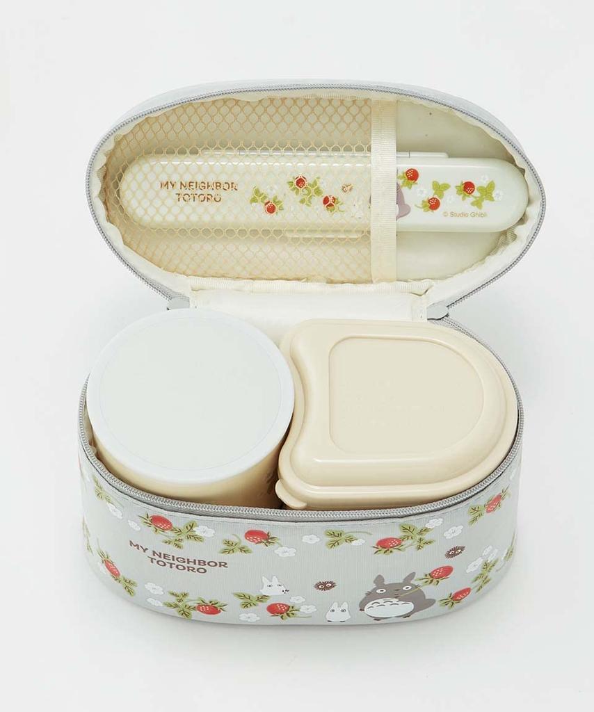 Skater Antibacterial Insulated Lunch My Neighbor Totoro Raspberry 560ml Box, Design, (KCLJC6AG-A)