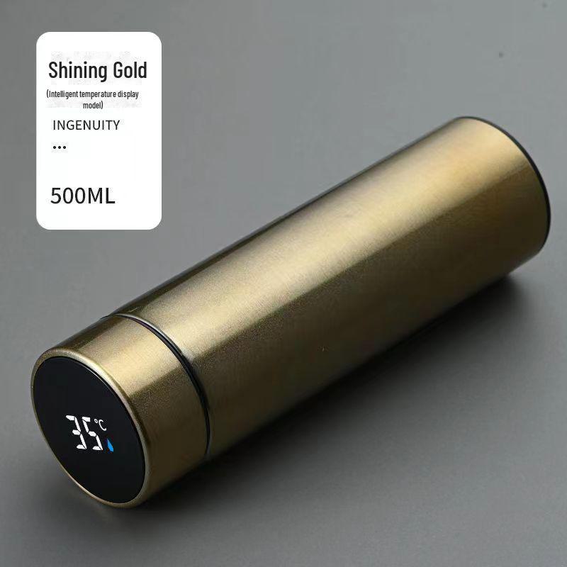 Интеллектуальная термокружка с цифровым дисплеем, нержавеющая сталь 304, большая вместимость, унисекс, идеально подходит для студентов и в качестве делового подарка.