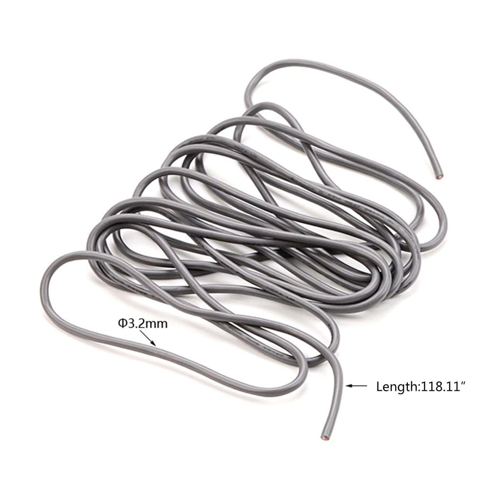 Shielded Guitar Pickup Lead Wire 3 Conductor Inner Circuit Hookup Connecting Wire Pickup Cable for Electric Guitar Bass