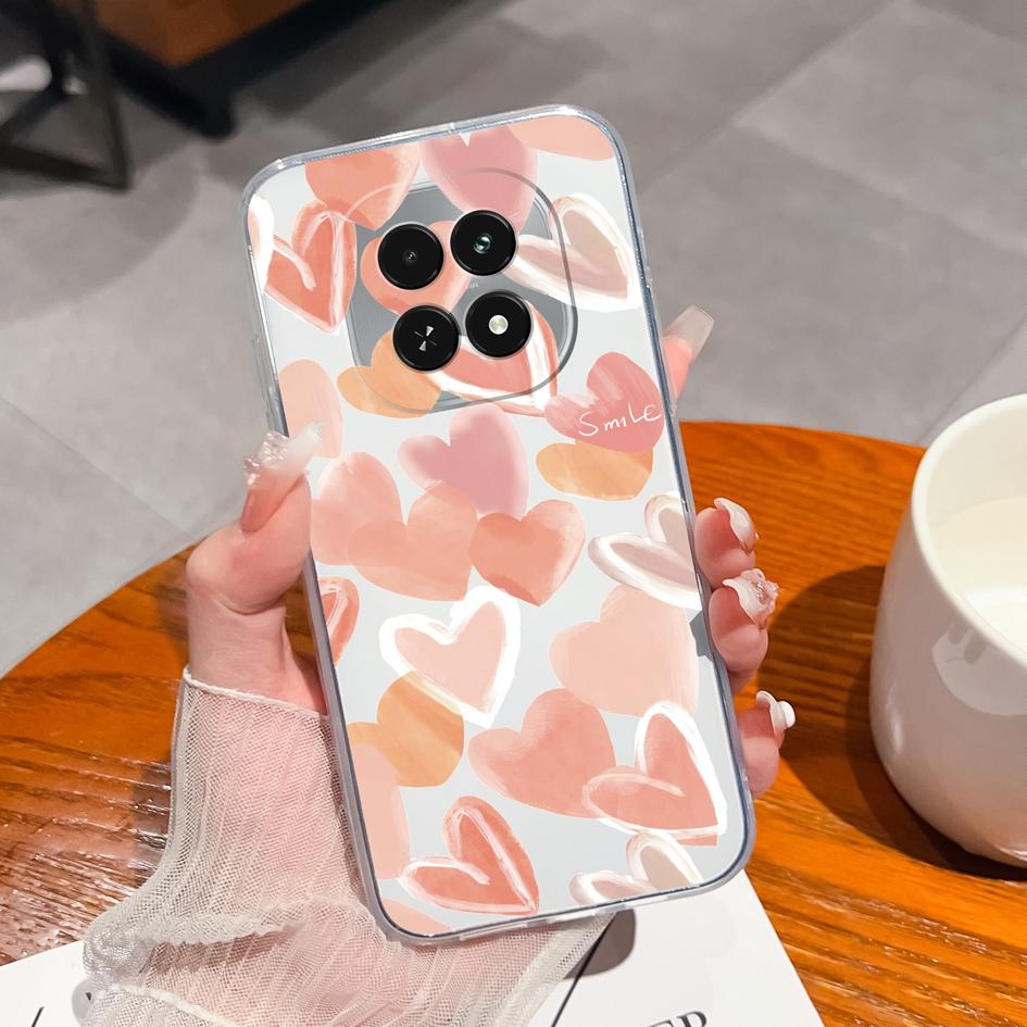 Популярный чехол-астронавт для Oppo A40m V60s Note 60 A3 A60 F27 Realme 12 13 Reno12 F Narzo N61 противоскользящие прозрачные силиконовые чехлы Pretty Girl для OPPO Capa