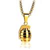 Глянцевое белое ожерелье K Grenade на eBay, мужская подвеска в стиле панк.