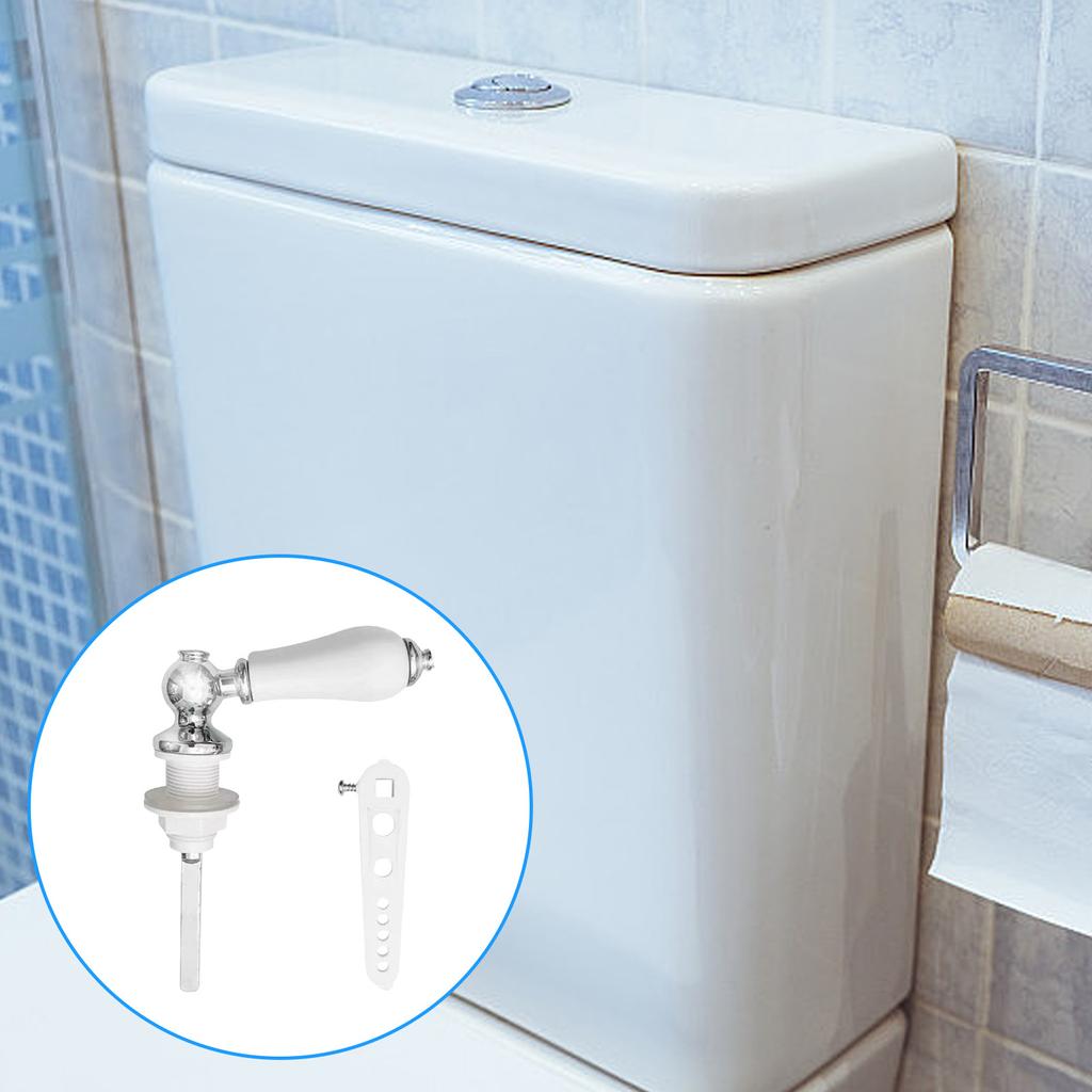 Керамическая ручка смыва унитаза для ванной комнаты, ручки для унитаза, рычаг смыва, комплекты для замены ручки унитаза, просты в установке