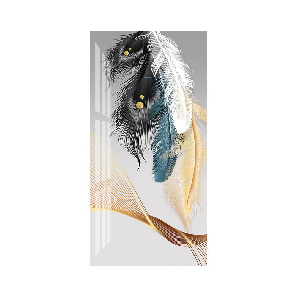 Скандинавские постеры с перьями, холст, картины, настенные художественные фотографии для гостиной, украшения крыльца, абстрактные роскошные принты, без рамки