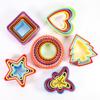 Multi-style Plastic Circle Cookie Cutter, Fondant Cake  Biscuit Cutter Mold  Tools Set Decorating For  Kitchen (Colors May Vary)