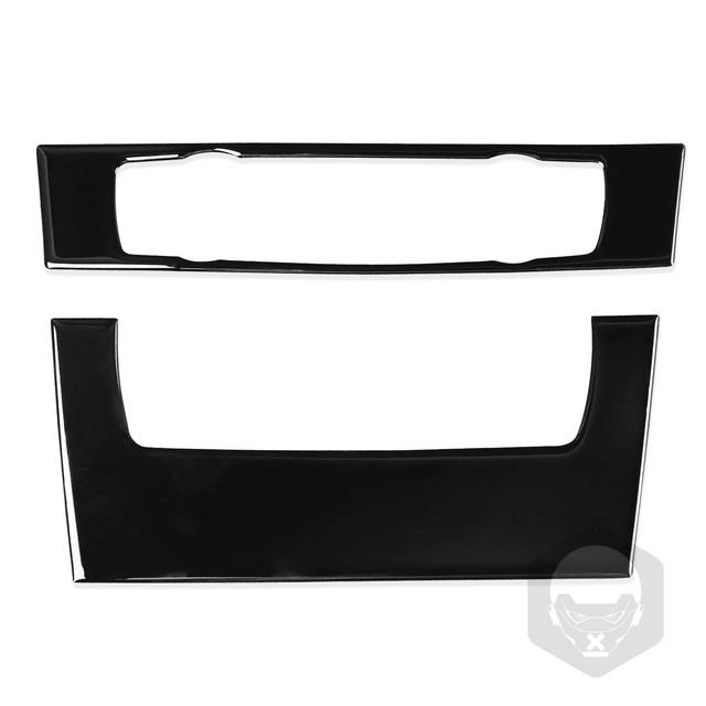Для Bmw 3 серии 2005-2012 e90 e92 Piano Black Кондиционер CD Панель управления Пластиковая крышка Аксессуары для салона автомобиля