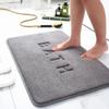 Противоскользящий коврик 1 шт., имитация кашемира, пена с эффектом памяти, напольный коврик для ванной, туалета, коралловый впитывающий ковер, коврик для кухни, гостиной