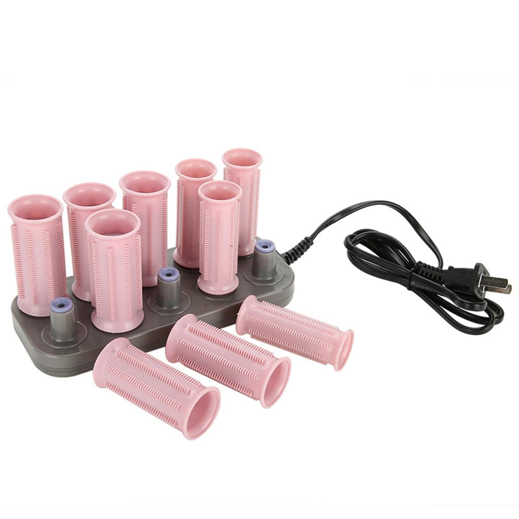 10Pcs Professional Electric Heated Roller Curling Roll Hair Tube Hair Styling Tool