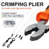 Carp Fishing Crimping Pliers Tool For Neat Chod Rigs And Booms Fit Fluorocarbon Stiff Hooklink Chod Rigs Making Accessories