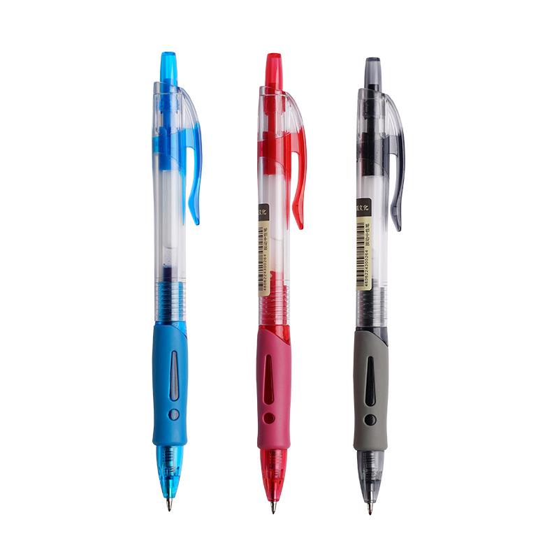 GP1008 Быстросохнущая черная гелевая ручка 0,5 мм - большой емкости, пулевидный наконечник для офисных подписей