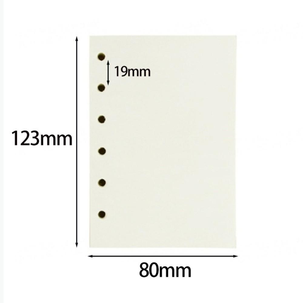 Snap Closure A7 Loose Leaf Notebook Heart Polka Dot Binder Notebook Journal  School Office