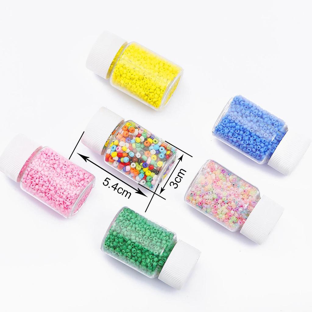 2 мм 3000 шт стеклянные бусины в бутылках для изготовления ювелирных изделий своими руками, аксессуары