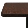 VidaXL Bistro Table Dark Ash 50x50x107 Cm 321923