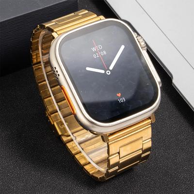 Ремешок из нержавеющей стали для Apple Watch 49 мм 46 44 мм 40 мм 42 мм 38 мм 41 мм Браслет для часов iWatch 11 10 SE 9 86 7 ultra 8 45