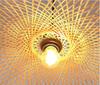 Dia.45CM Modern Bamboo Handmade Wicker Rattan Lighting Chandelier Lamp Fixture Restaurant Dining Room Bedroom Teahouse