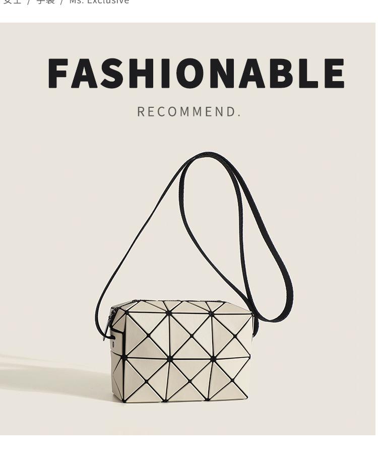 Miyake 2024 женская сумка-мессенджер с геометрическим узором и ромбами Cupid, небольшой квадратный универсальный дизайн