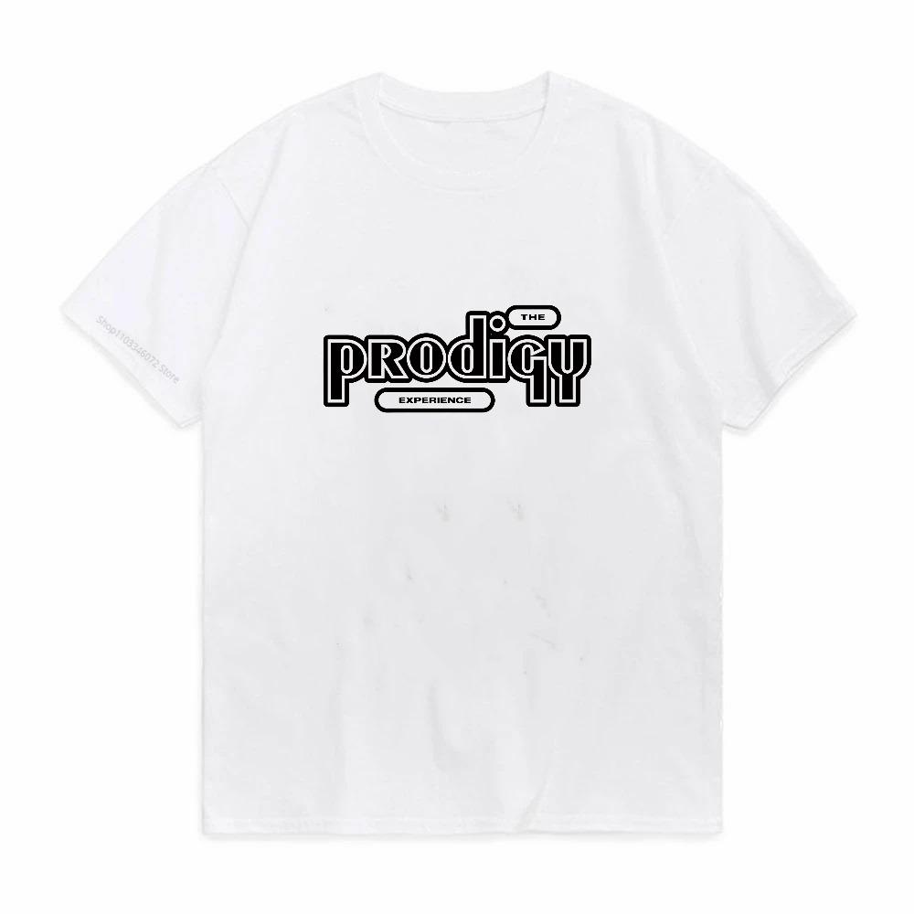 The Prodigy Experience Футболка с принтом Повседневный топ Уличная мода Унисекс Одежда Футболка Летний Унисекс Круглый вырез Свободный Короткий рукав