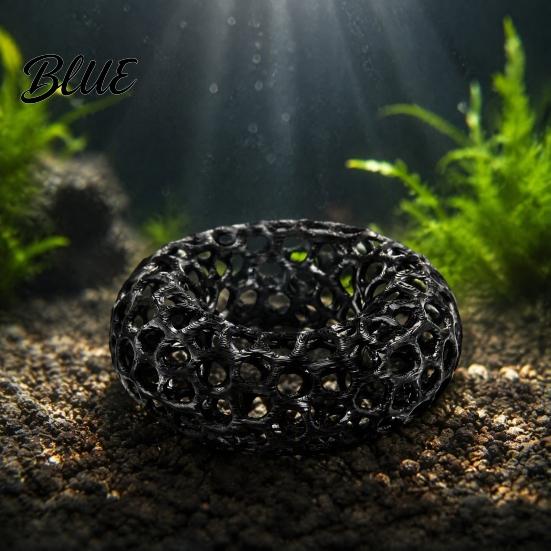 Dwarf Shrimp Hideout 2Pcs Caves for Plants Aquarium Round Hideouts Cherry & Small Resting Spot Hides Moss Ferns And Anubias Tank Decoration