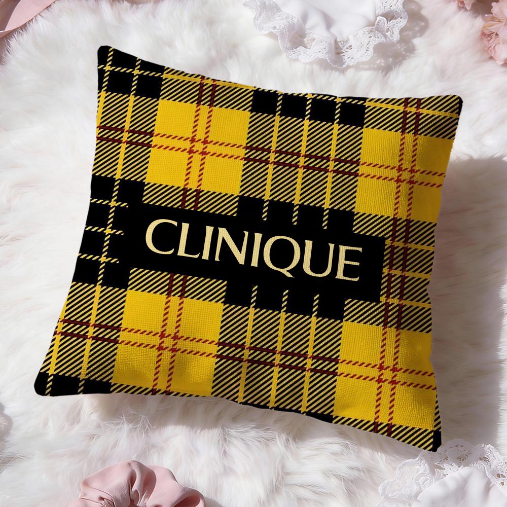 cCliniquees f-Fashion brand Cushion Cover Premium Comfort Reversible Pillow Cove -Two in One Design for Any Room & Car Interior